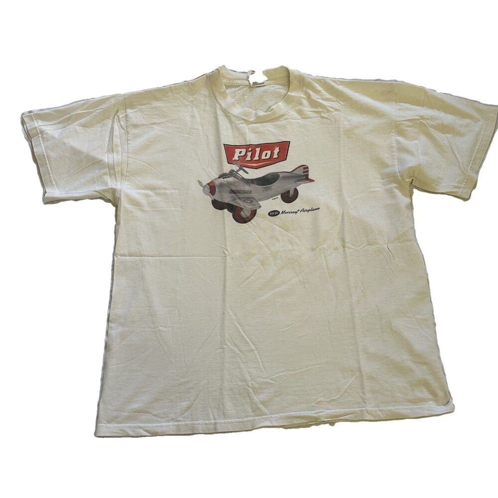 Y2K Pilot airplane graphic tee